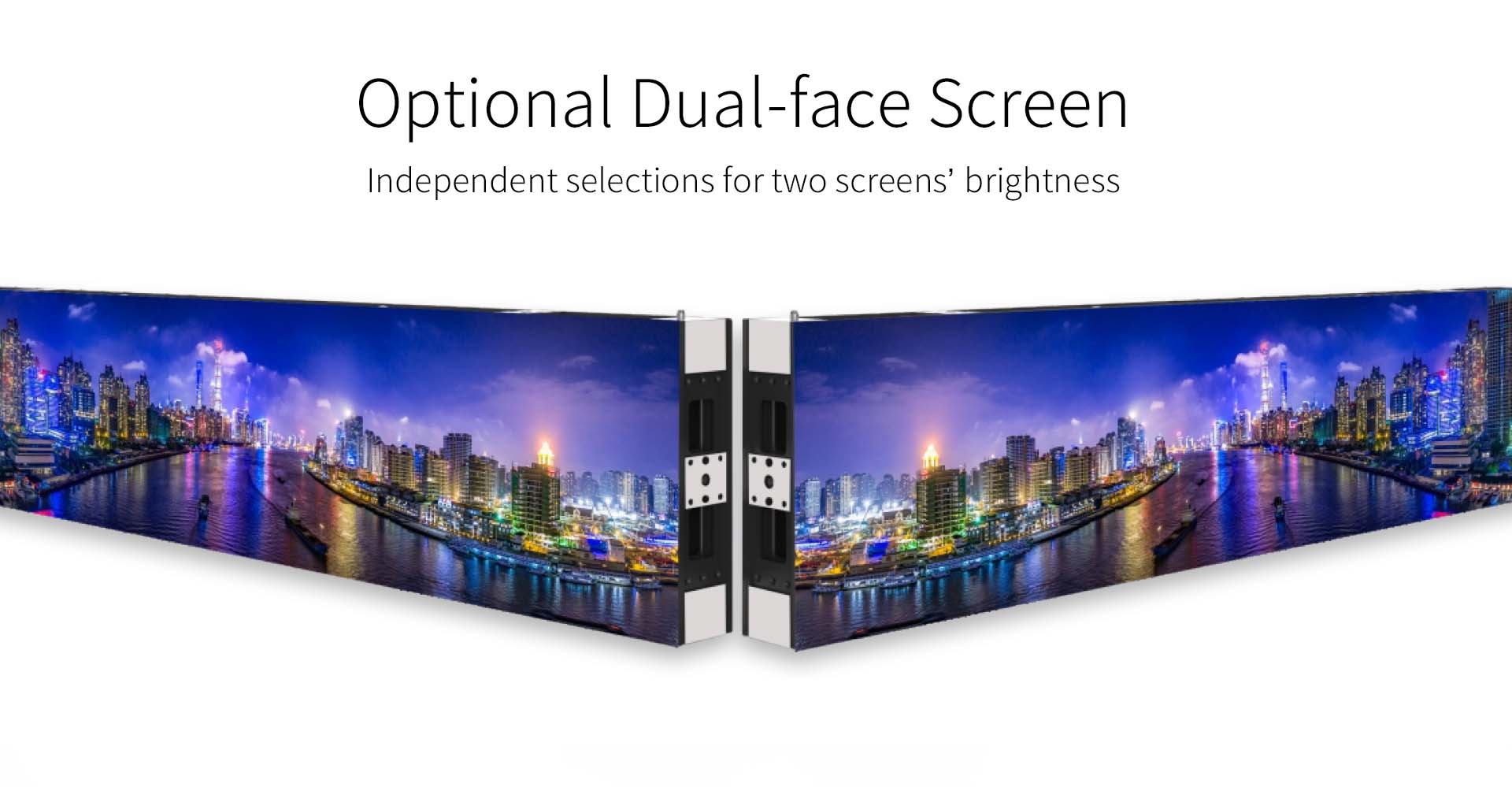 Double sided screen