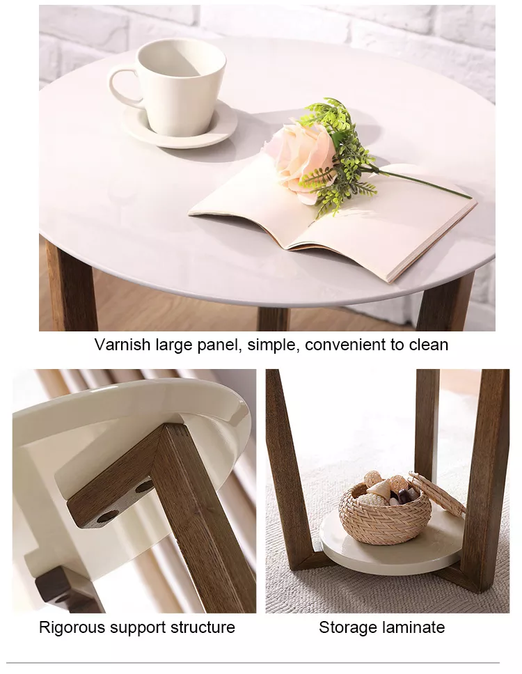 Nordic modern living room simple corner mobile small round phone table furniture sofa sides table