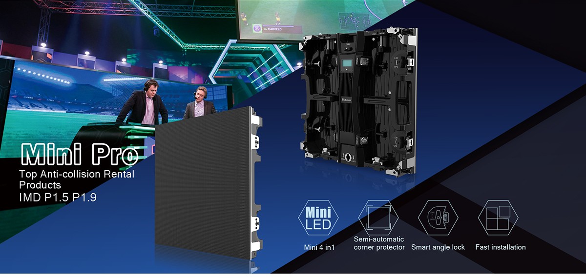 anti collision rental led screen