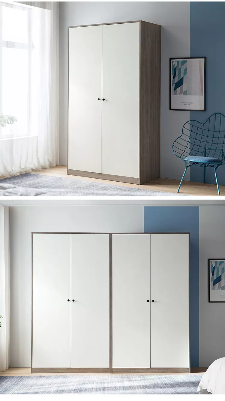 Foshan Bedroom Furniture Modern Wooden Cabinets Large Storage Wardrobe Closet Bedroom Amoires