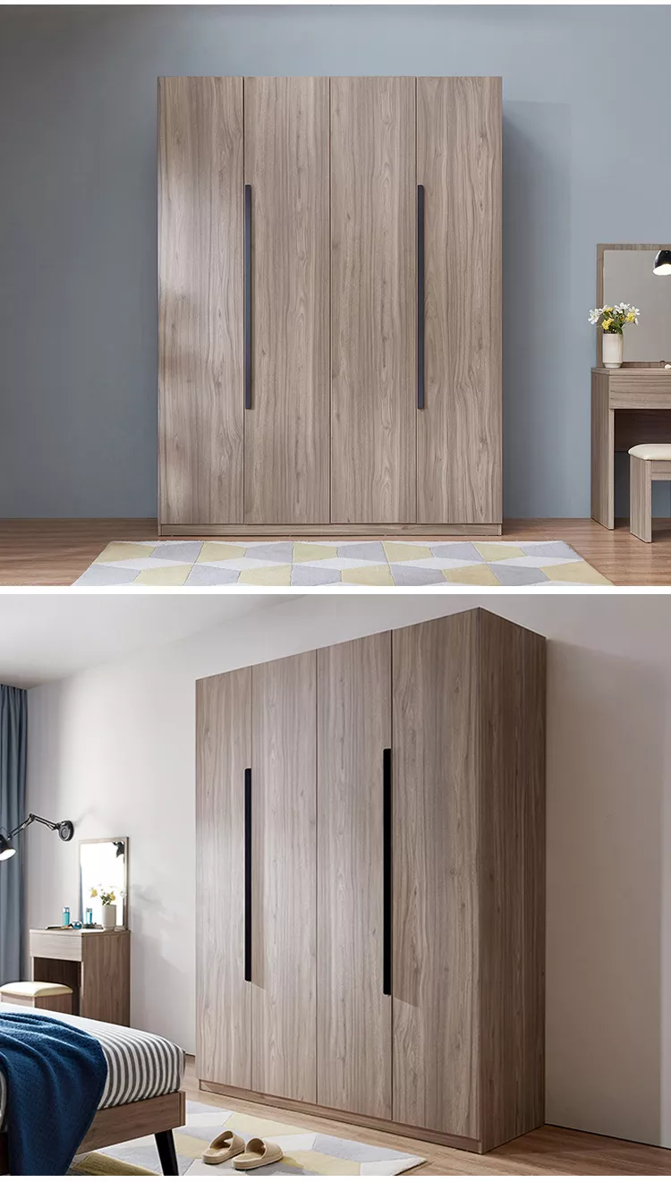 2 Doors Modern Furniture Fitted Sliding Door Closet Bedroom Wardrobes