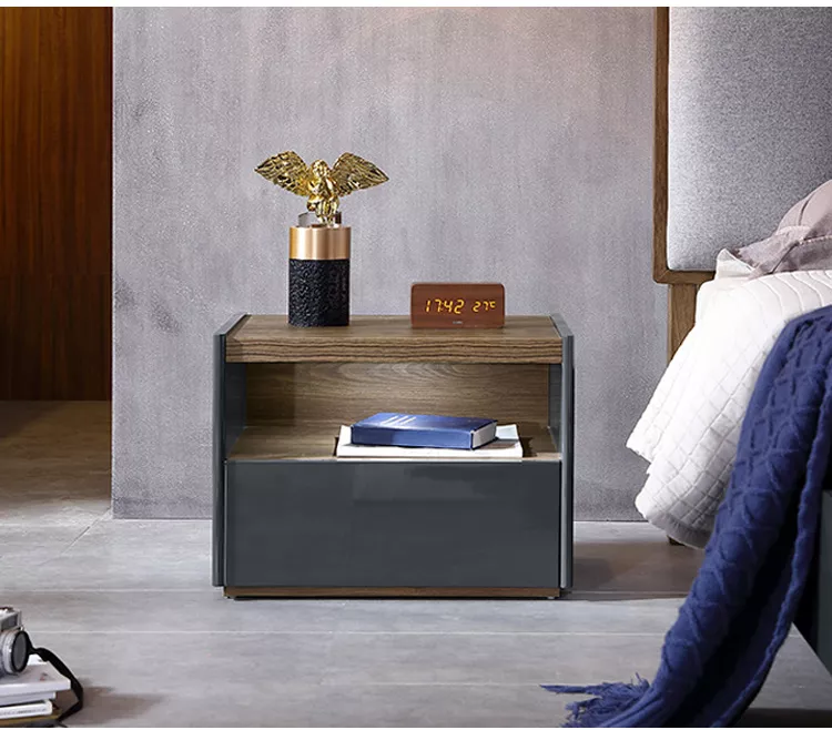 Latest Design Simple Modern Bedside Table Mini Storage Small Side Table Bedroom Nightstand Cabinet