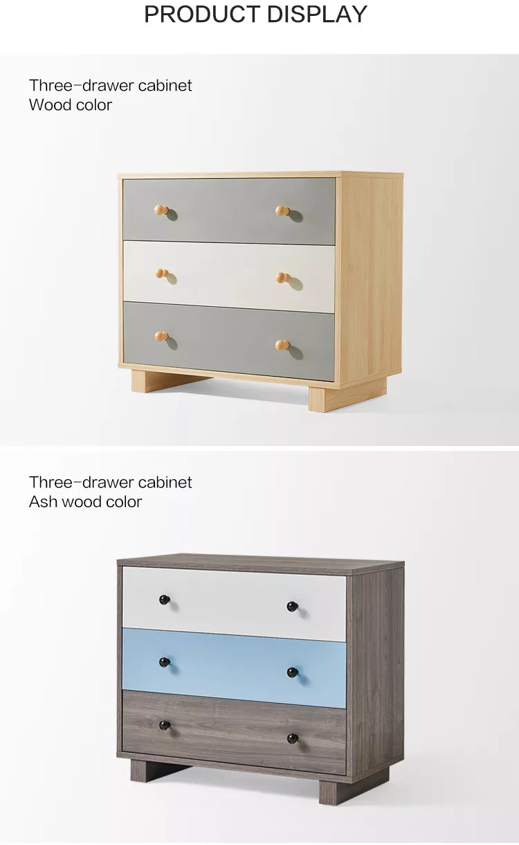 Modern Furniture 3 4 Drawer Filing Wood Living Room Storage Cabinets