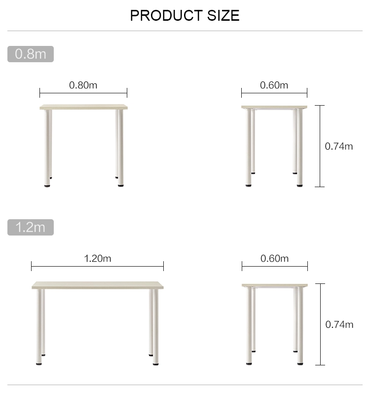 Linsy Home white table home simple modern writing desk office computer desk and chair