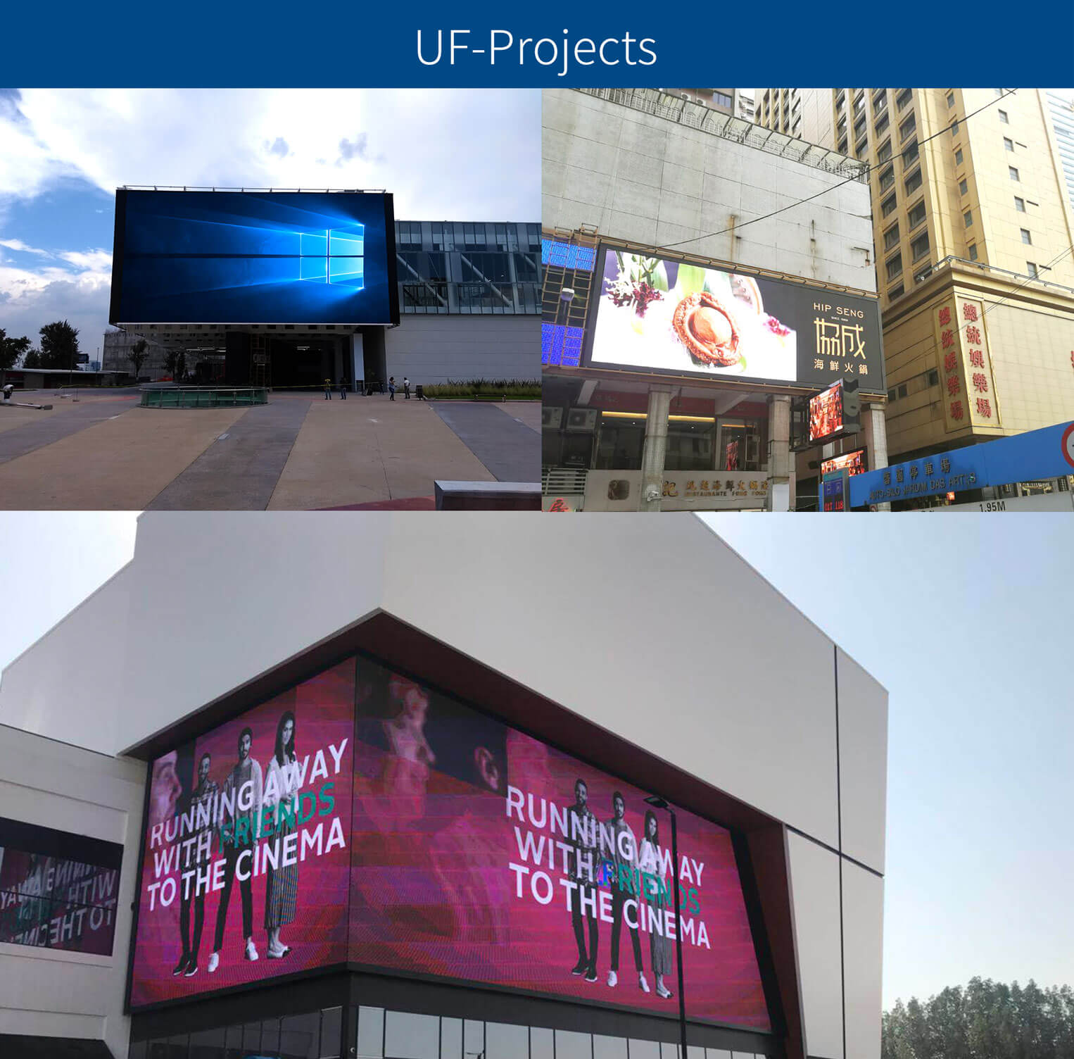 outdoor fixed advertising led screen
