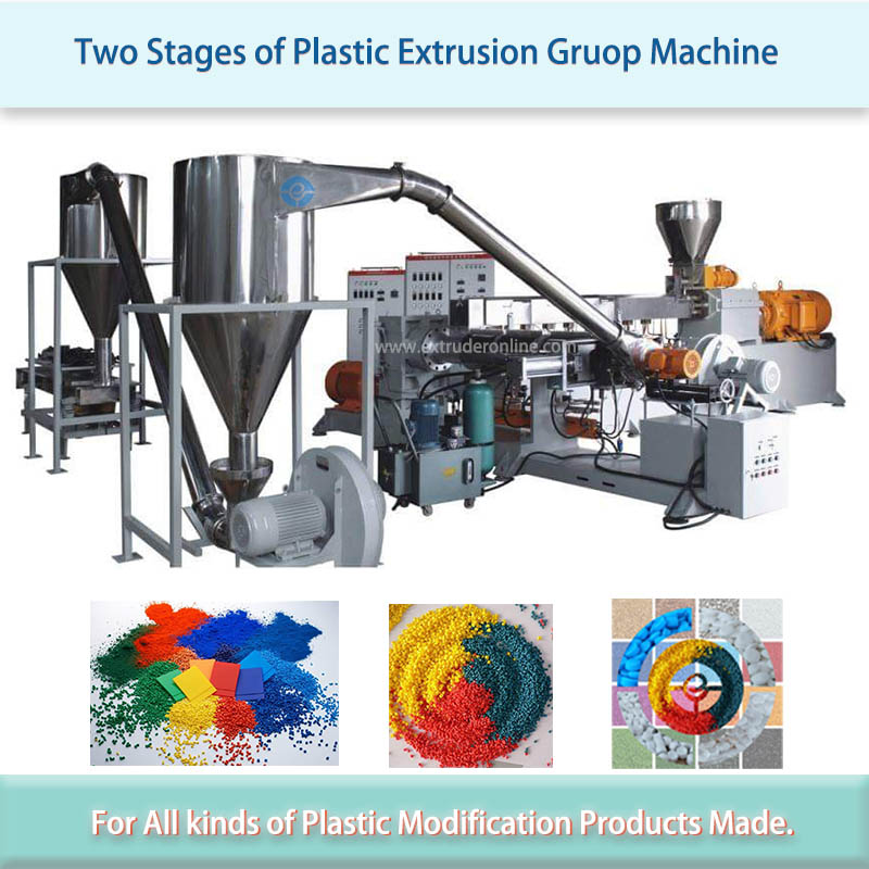 two stage plastic extruder XL two stage extruder XL