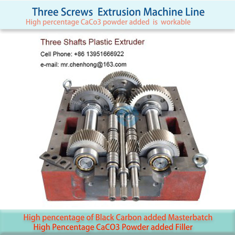 3 SCREW EXTRUDER GEARBOX 3 SCREW EXTRUDER GEARBOX