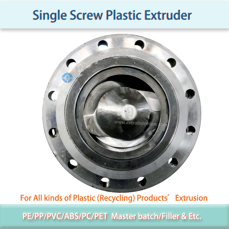 single screw plastic extruder