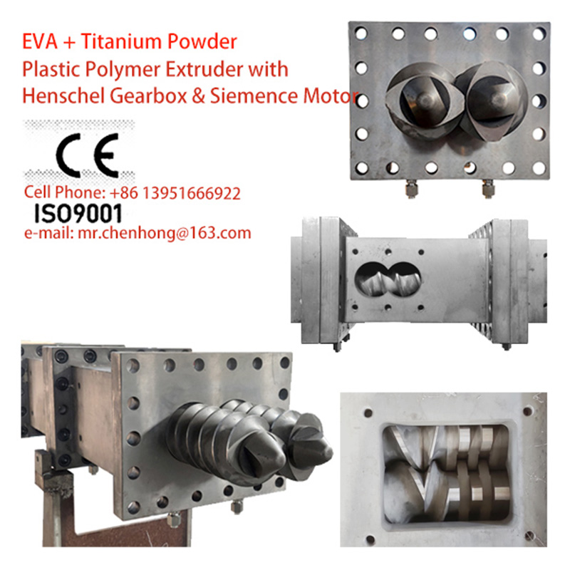 TWIN SCREW EVA EXTRUDER EVA MACHINE