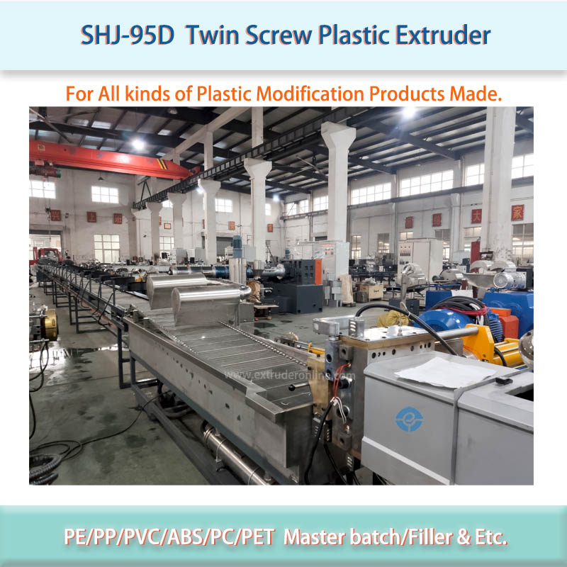 TWIN SCREW EVA EXTRUDER SHJ95 TWIN SCREW EVA EXTRUDER