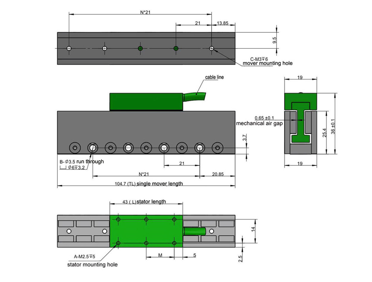 light linear motor 