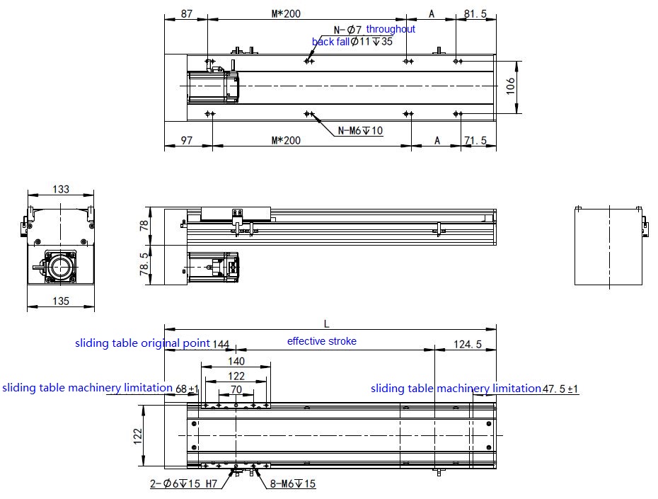 CNC Industry Linear Motor Stages