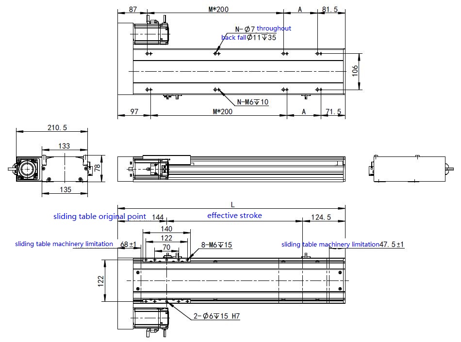 HAN'S LASER CNC Industry Linear Motor Stages 