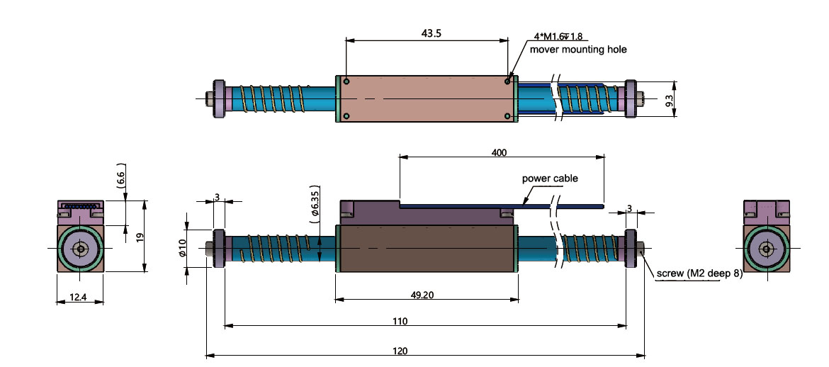 tubular linear motor