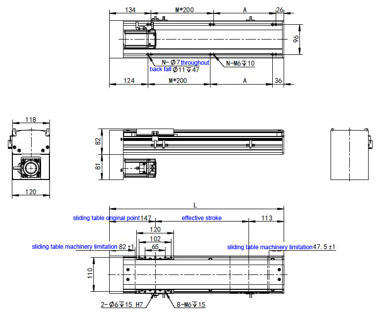 Ball Screw High Precision Linear Guide For CNC Motion HAN'S LASER 