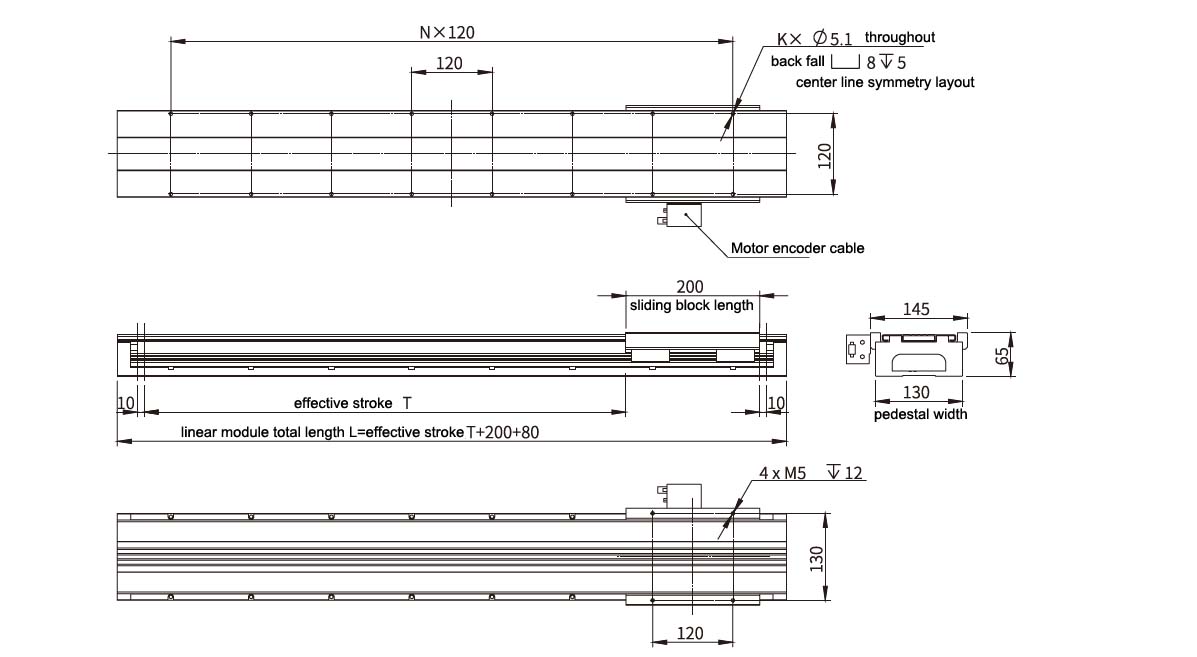 HAN'S MOTOR CNC Linear Guide Stage