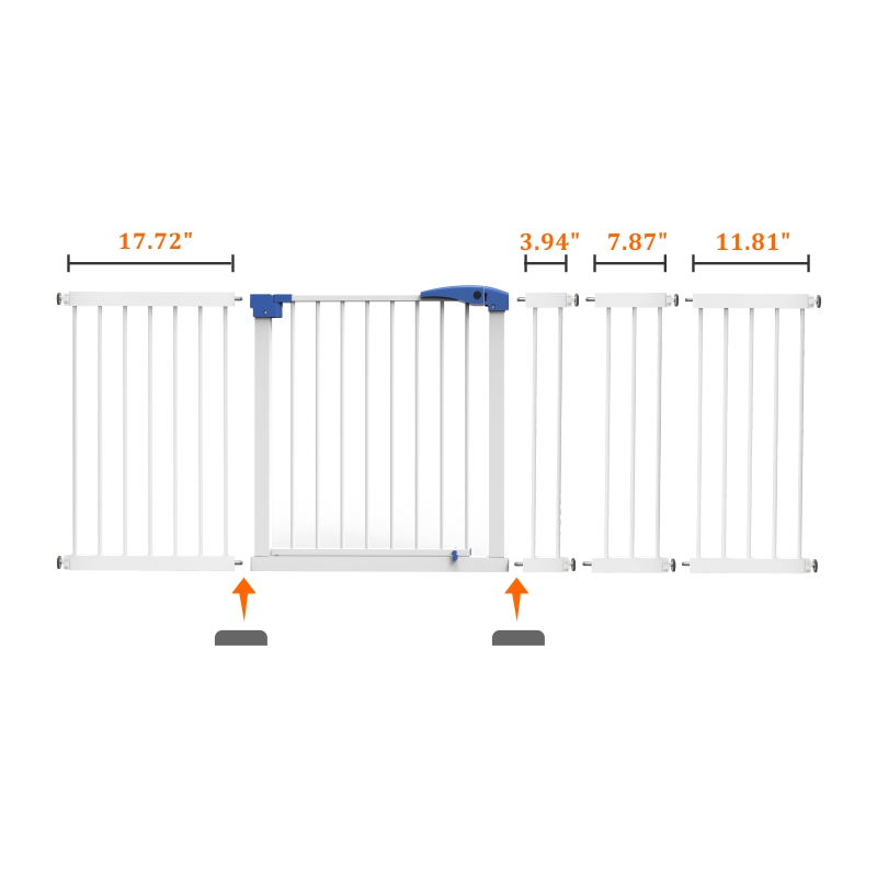 metal auto close baby gate