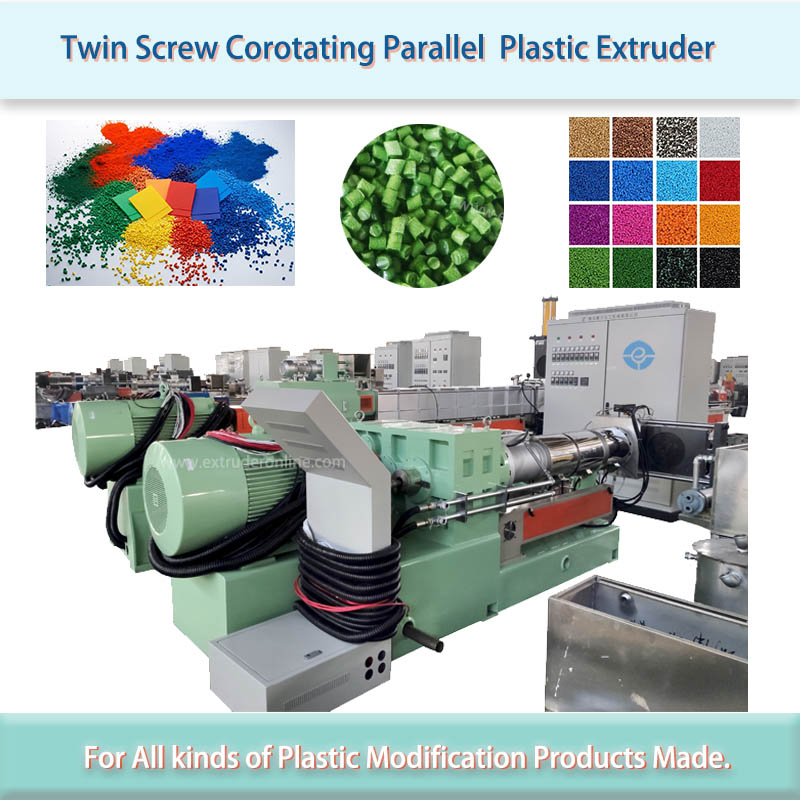 twinscrew plasitc parallel extruder