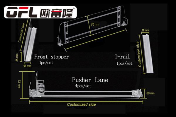 Supermarket Roller Shelf Pusher