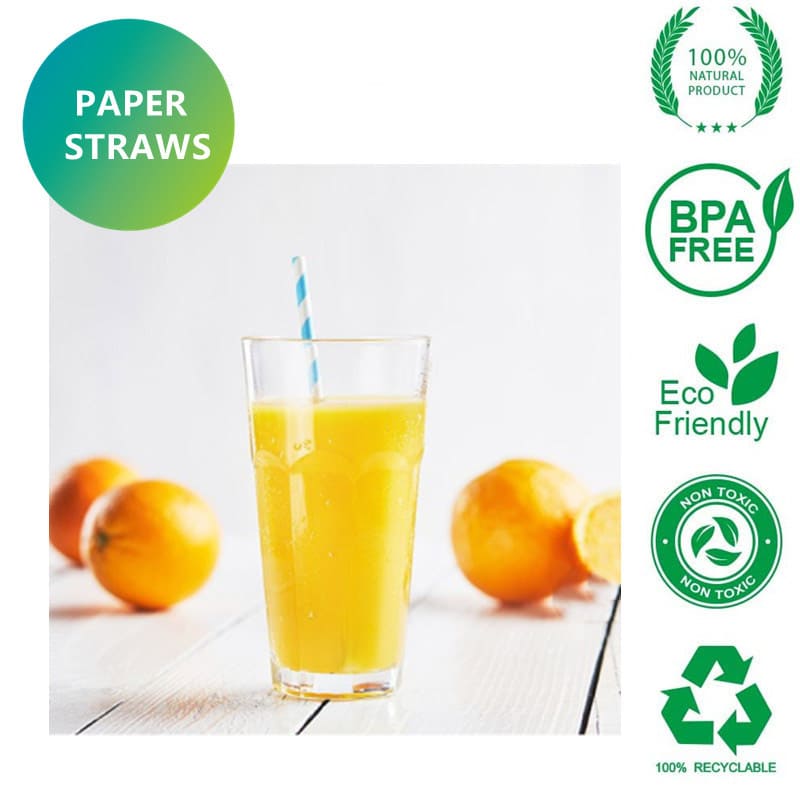 disposable paper straw