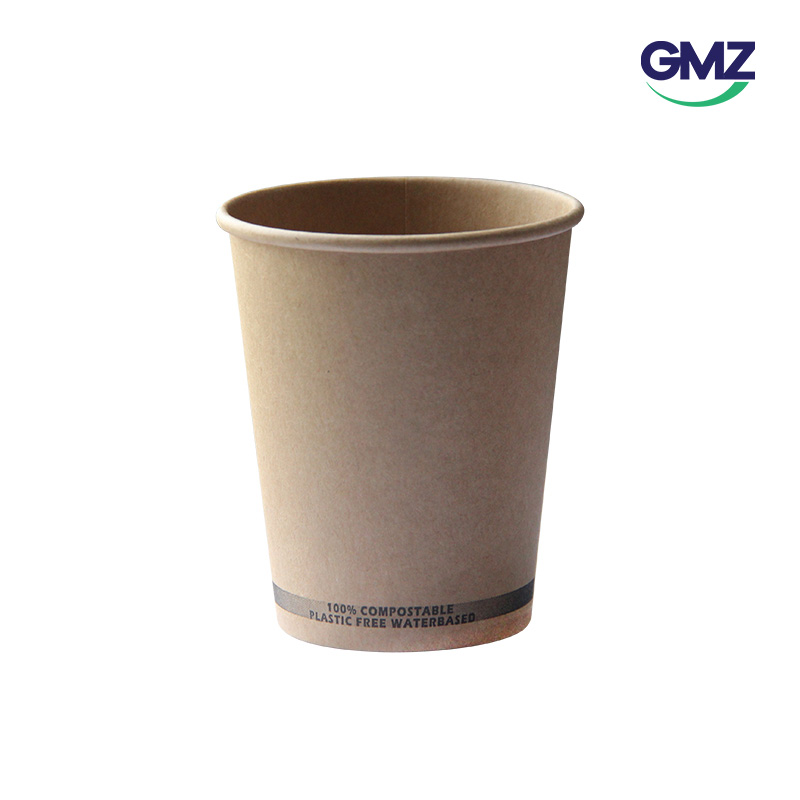 Kraft paper cup with lids 