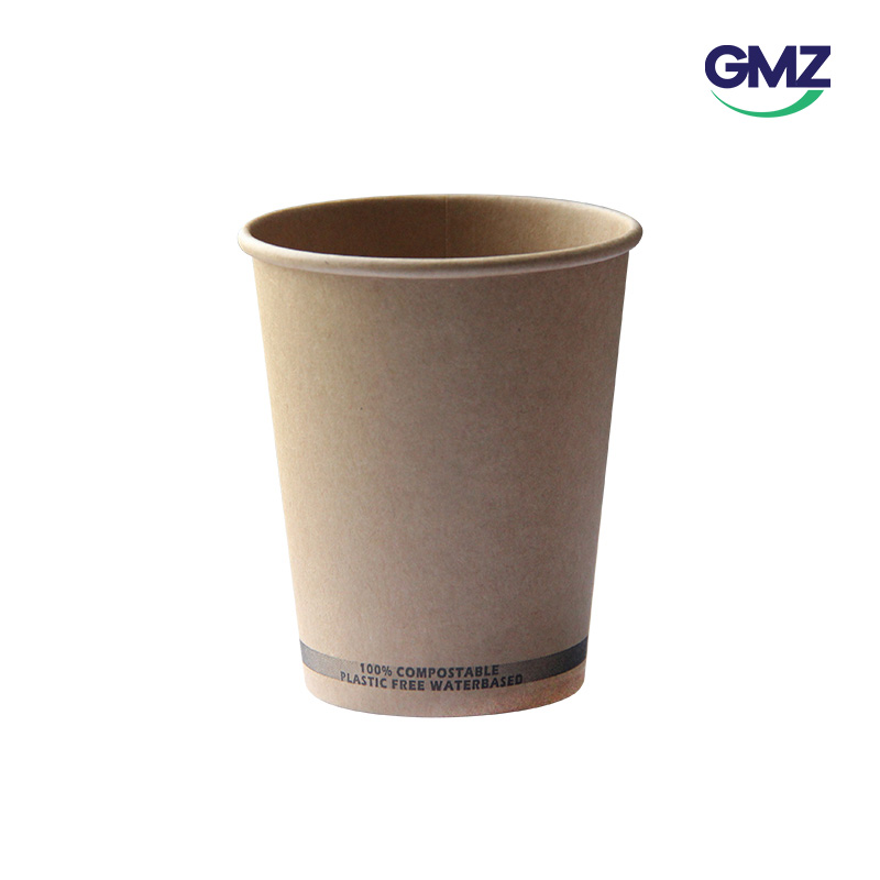 Plastic Free Paper Cups Kraft paper cup with lids