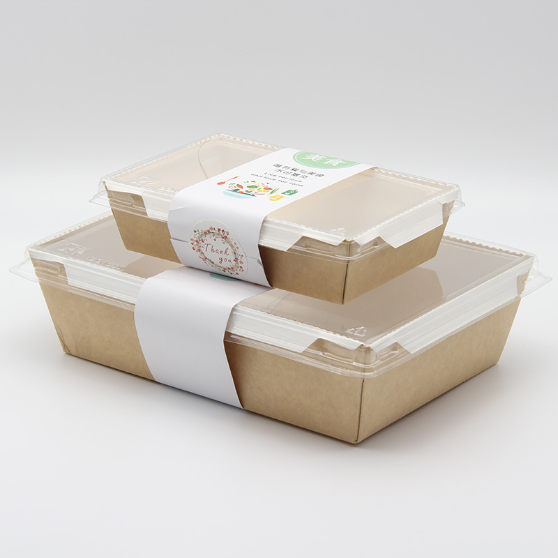 Double PE Coated Paper container Craft paper food container
