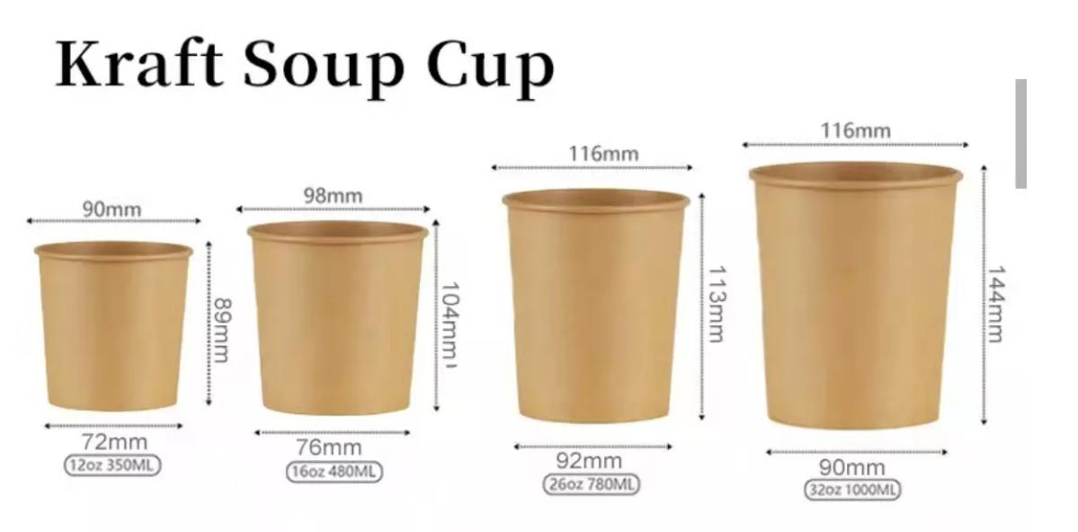 Kraft Paper Soup Tube 