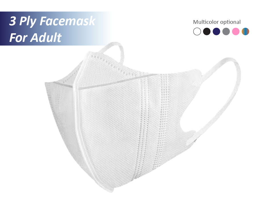 3 Ply 3D facemask