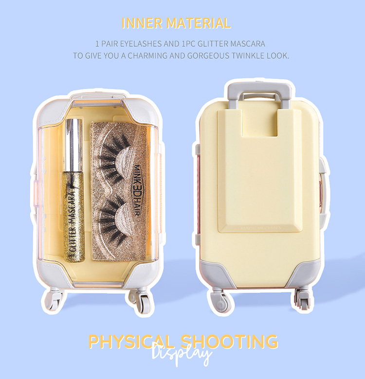 Customized packaging glitter mascara Customized packaging glitter mascara
