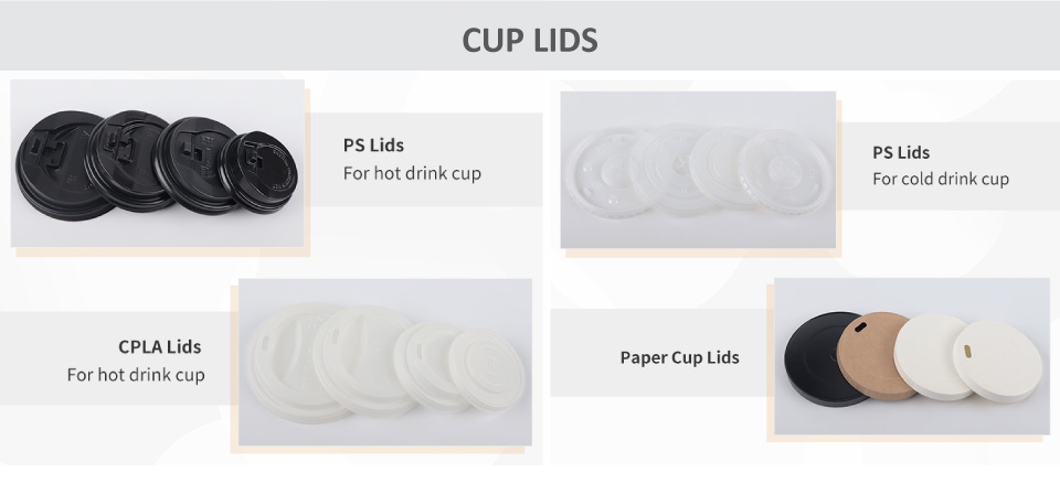 Disposable Paper Cups With Lids