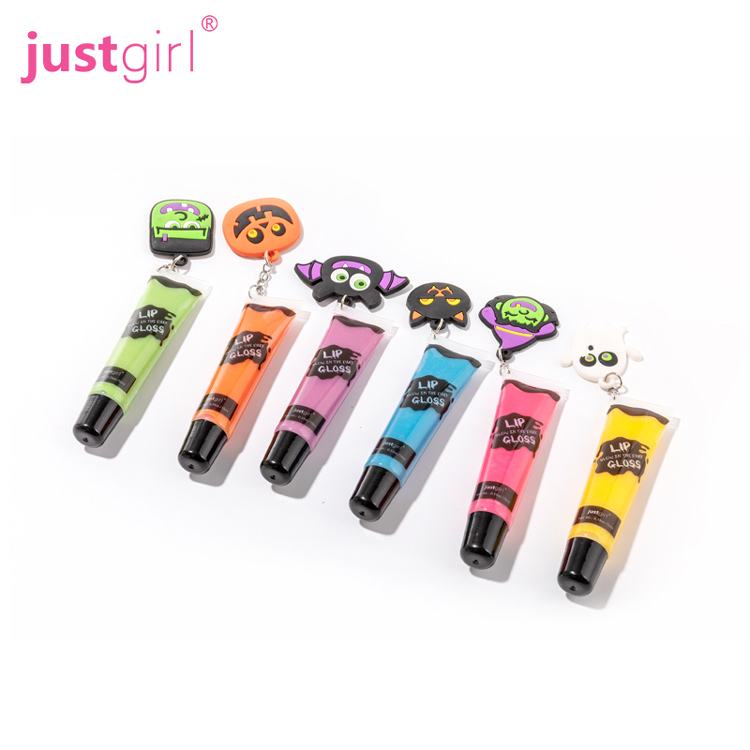 Kids Halloween keychain lip gloss