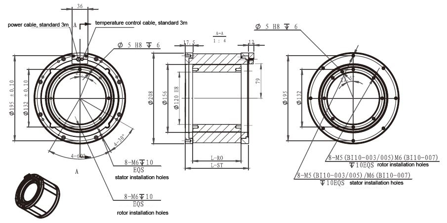 frameless torque motor driver