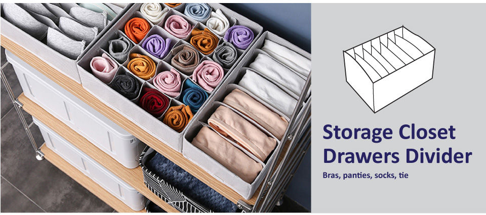 storage closet drawers divider