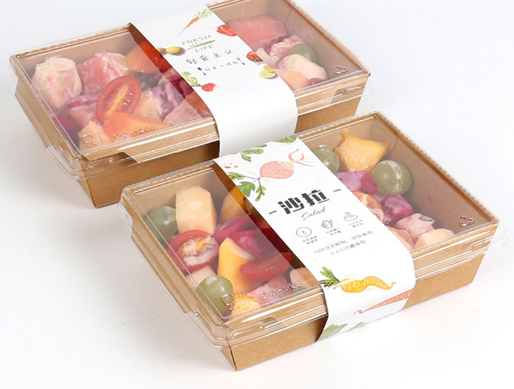 Paper lunch box Craft paper container for food
