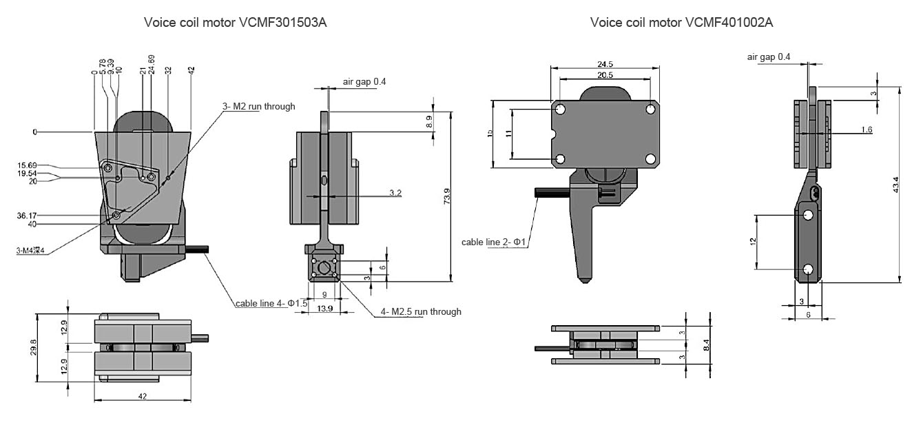 Voice coil linear motor