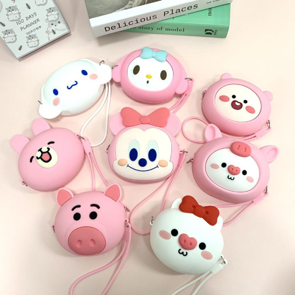 Carttoon silicone coin purse