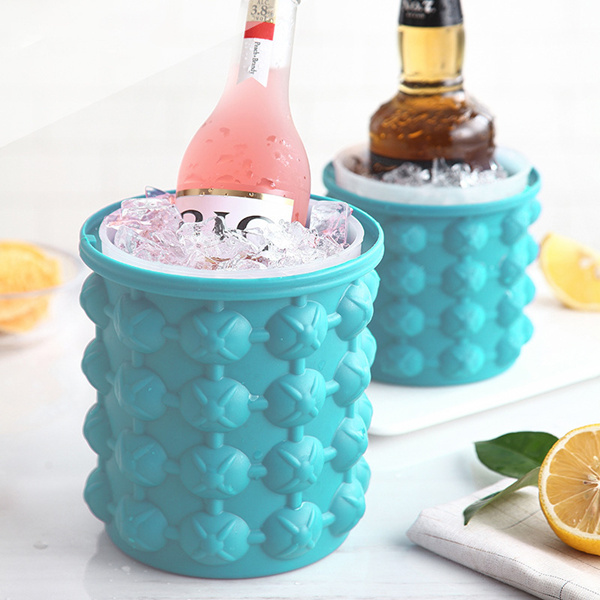 The silicone ice bucket