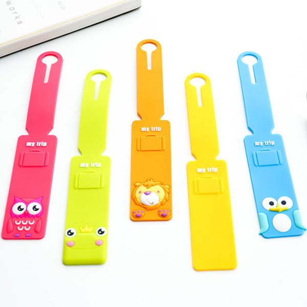 Silicone luggage tag