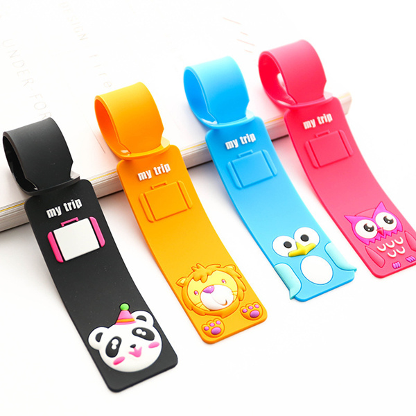 Silicone luggage tag