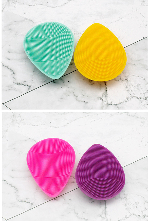Silica gel facial cleansing instrument