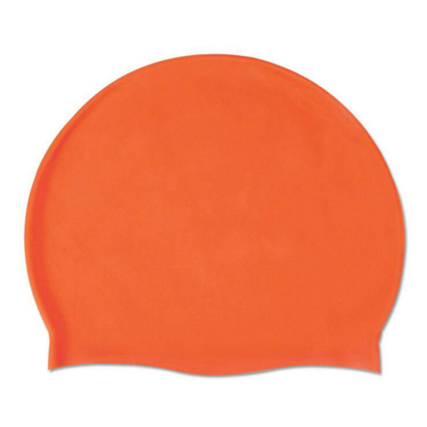 Silicone swimming cap