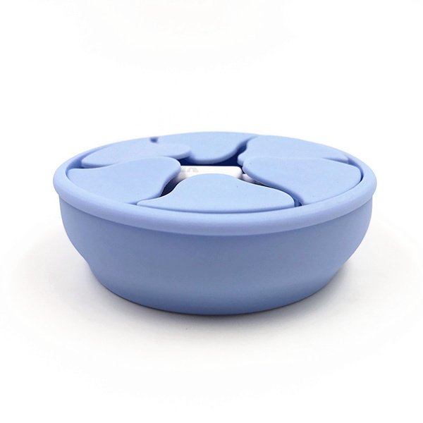 Silicone earphone cable storage box