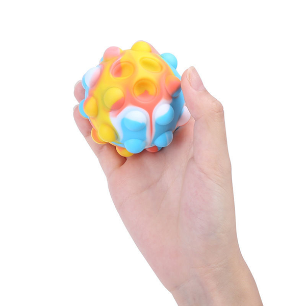 Silica gel decompression pinch ball