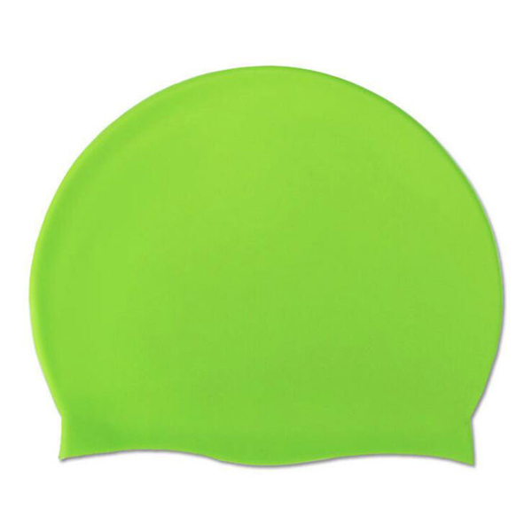 Silicone swimming cap