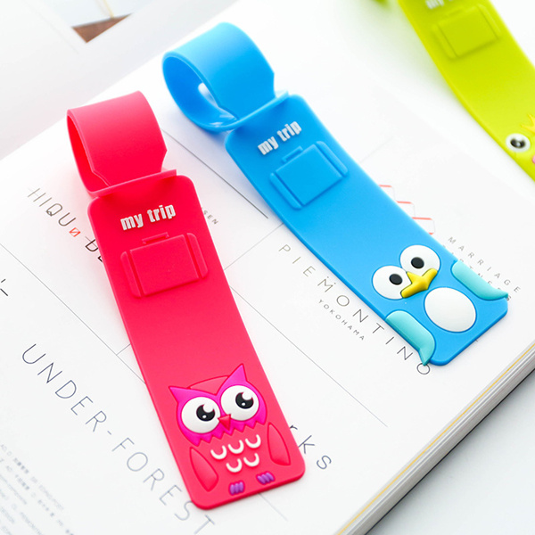 Silicone luggage tag