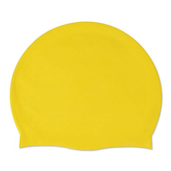 Silicone swimming cap