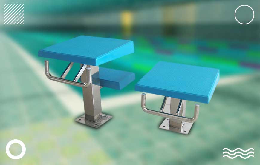 swimming pool starting block