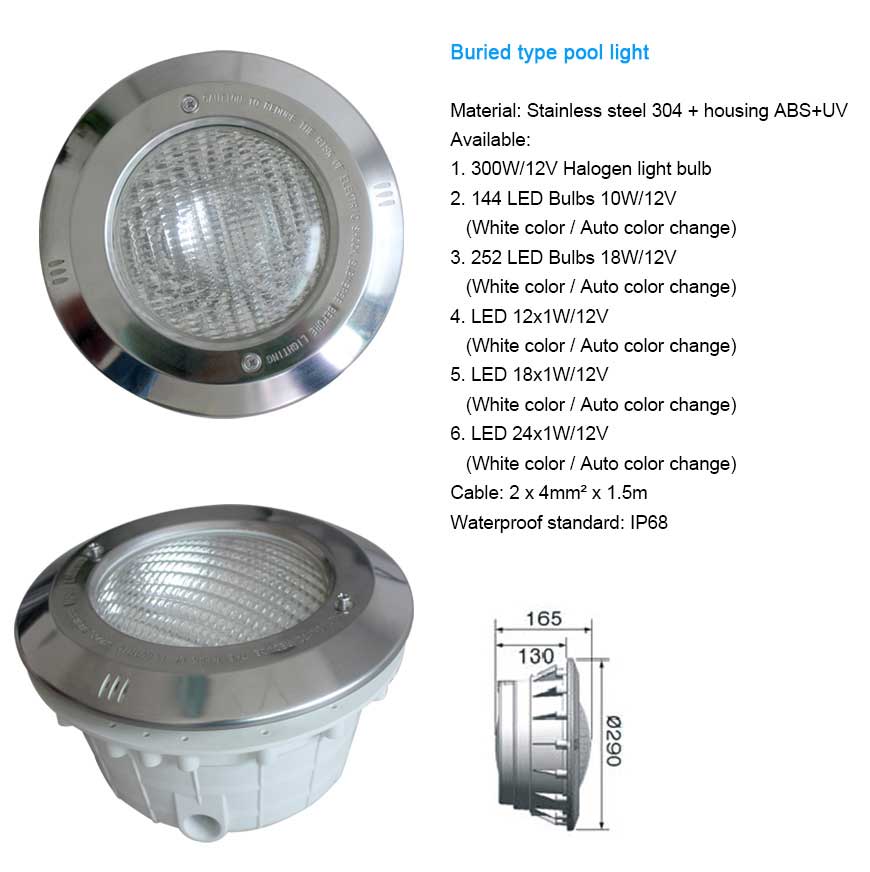 led pool lamp