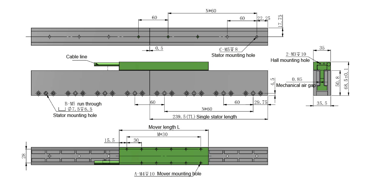 fast linear motor